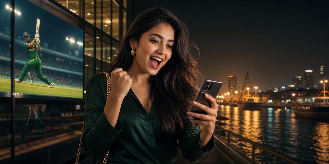 নারায়ণগঞ্জে একজন বাংলাদেশি মডেল মোবাইলে h110 ক্রিকেট বেটিং করছেন