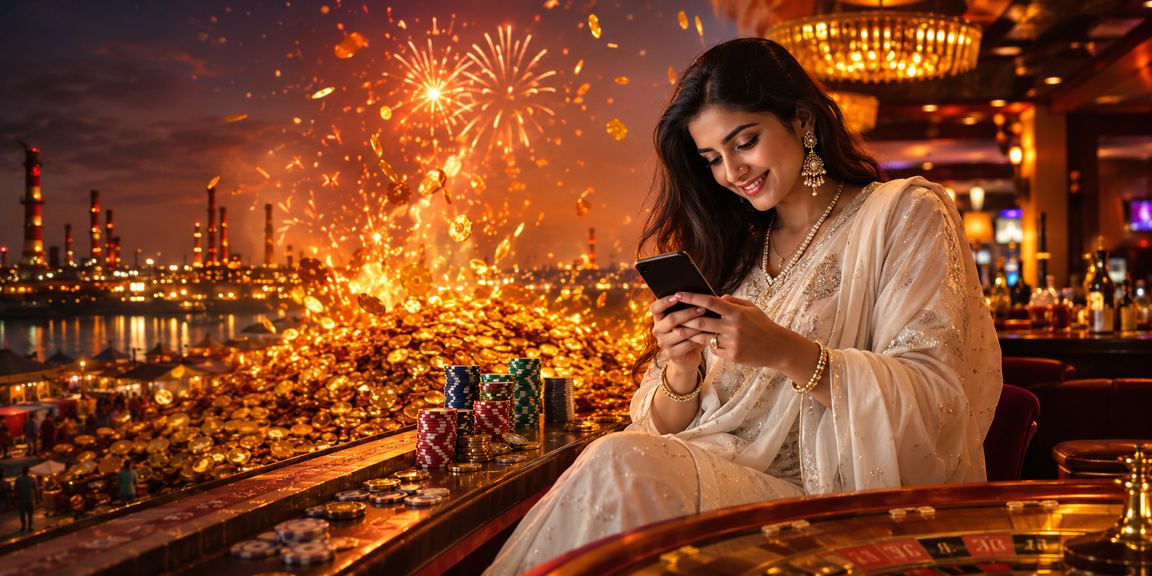 নারায়ণগঞ্জের রাতের বাজারে মোবাইলে ক্যাসিনো খেলছেন একজন ব্যবহারকারী